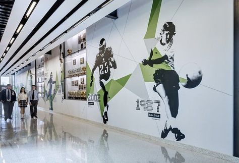 Athletic Director, Texas High School, Wayfinding Signage Design, Interior Murals, Fashion Poster Design, Store Window Displays, School Interior, Environmental Graphic Design, Sports Room