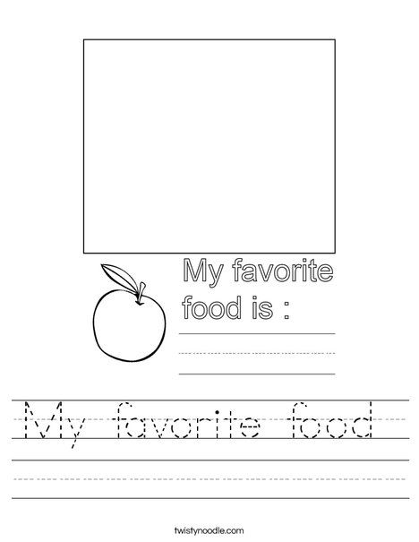 Food Tracing Worksheets Preschool, Foods And Flavors Toddler Activities, Favorite Food Worksheet, Cursive Tracing, Food Worksheet, Tracing Font, Soups For Kids, Toddler Projects, Cooking Theme