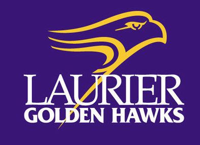 Laurier Golden Hawks Purple logo Wilfrid Laurier University, Waterloo Canada, Laurier University, Football America, Purple Logo, University Life, University Logo, University Campus, Trendy Clothing