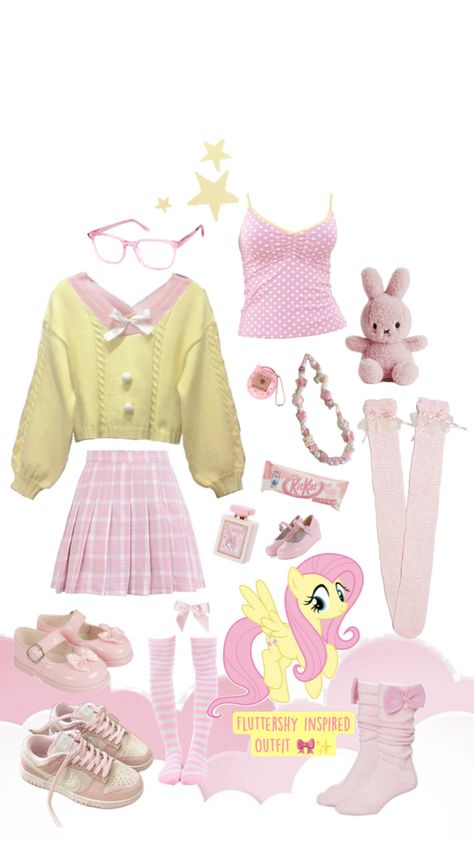 Cute Easy Outfits For School, Kawaii Outfit Ideas, Silly Clothes, Fashion D, Kawaii Fashion Outfits, J Fashion, Fluttershy, Really Cute Outfits, Kawaii Clothes