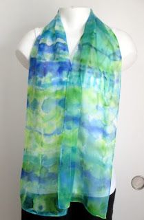 Diy Silk Scarf, Fabric Art Tutorials, Coloring Fabric, Coiled Fabric Bowl, Surface Design Techniques, Fabric Dyeing Techniques, Fabric Painting Techniques, Alcohol Ink Crafts, Painted Scarf