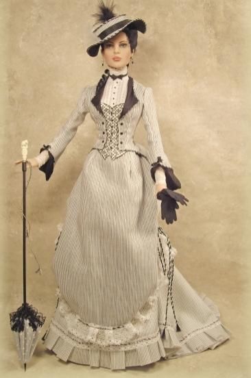 Phillipa (Victorian era) ..... Crawford Manor - Custom made Dolls: Russian Clothes, Period Films, Historical Costuming, Lady Doll, Victorian Dolls, Barbie Style, Victorian Clothing, Vintage Gowns, Doll Costume