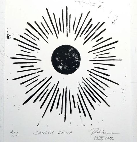 Sun Block Print, Sun Lino Print, Sun Linocut, Linocut Ideas, Tats Ideas, Sun Worship, Star Illustration, Sun Illustration, Sun Logo