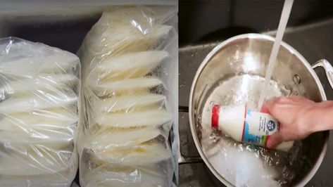 How to Freeze Milk Properly Freeze Milk How To, How To Freeze Milk, Freeze Milk, Freezing Milk, Bagged Milk, Baking Kitchen, Best Shakes, Kitchen Baking, Fat Free