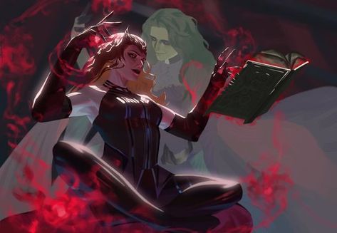 Scarlett Witch Art, Wanda Maximoff Art, Wanda Maximoff Fanart, Scarlet Witch Fanart, Scarlet Witch Art, Witch Fanart, Mommy Wanda, W.i.t.c.h Fanart, Olsen Scarlet Witch