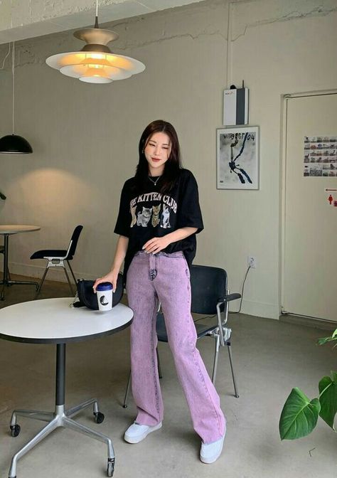 Korean Casual Outfits, Ootd Inspo, Everyday Fashion Outfits, Casual Day Outfits, Korean Fashion Dress, Classy Fashion, Fashion Mistakes, Kpop Fashion Outfits, 가을 패션