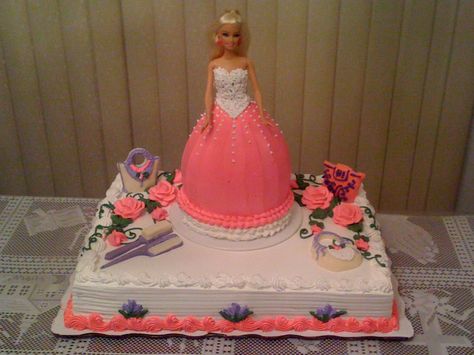 Barbie Doll Cakes, Square Cake, Barbie Cake, Barbie Model, Barbie Party, Doll Cake, Cake Cake, Barbie Doll, Cake Ideas