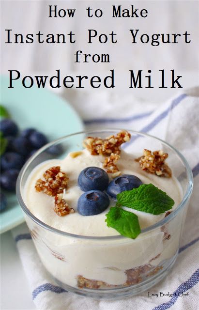 The everything guide to how to make Instant Pot yogurt. Recipes for regular milk to dry powdered milk and how to make large to small amounts of yogurt! Crockpot Yogurt, Instant Pot Yogurt Recipe, Homemade Yogurt Recipes, Instant Pot Yogurt, Diy Foods, Making Yogurt, Easy Bake Oven, Yogurt Recipe, Muffin Bread