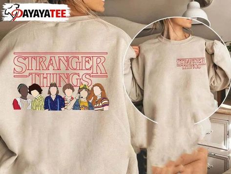 Stranger Things Characters Season 4, Stranger Things Stuff, Stranger Things Clothes, Stranger Things Sweater, Stranger Things Sweatshirt, Stranger Things Gifts, Stranger Things Hoodie, Stranger Things Merch, Stranger Things Outfit