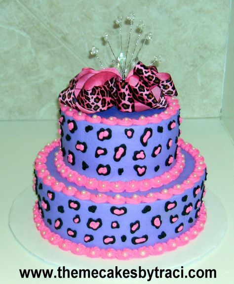 pink and purple Leopard Cake, Leopard Print Cake, Leopard Party, Dream Birthday, Food Decorating, Safari Cakes, Patterned Cake, Crown Cake, Animal Safari