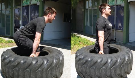 Top 5 Tractor Tire Exercises Tire Flipping Workout, Tire Exercises, Tyre Workout, Sledgehammer Workout, Tire Workout, Home Made Gym, Backyard Gym, Trening Sztuk Walki, Diy Gym