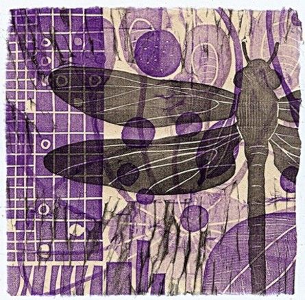 Insects Illustration, Woodcut Prints, Lino Block, Relief Printmaking, Theme Nature, Primitive Art, Inspiring Thoughts, Dragonfly Art, Insect Art