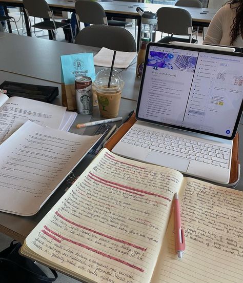 Cup Of Coffee, Study Motivation, Notebook, Laptop, Computer, Desk, Coffee