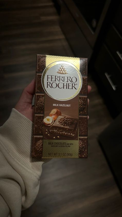 Forero Rocher, Chocolate Ferrero Rocher, Ferrero Rocher Chocolate, Rocher Chocolate, Ferrero Rocher Chocolates, Hazelnut Milk, Bday Wishlist, Tea Time Snacks, Ferrero Rocher