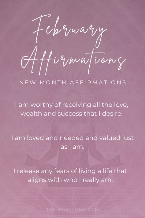 February Affirmations 2021 - Affirmations for February 2021 February Positive Affirmations, Month Affirmations, New Month February Blessings, Beginning Of The Month Affirmations, February Prayer Quotes, February God Quotes, February Meaning, New Month Positive Affirmations, February Blessings Quotes