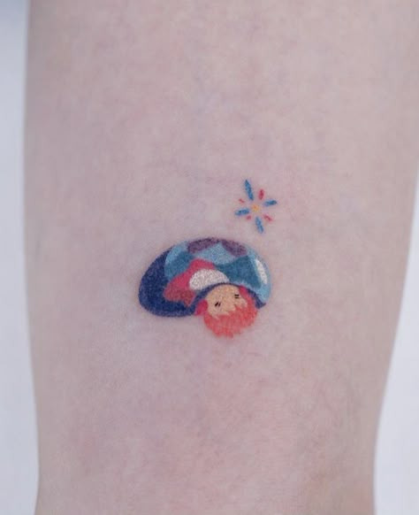 Adam Tattoo, 16 Tattoo, Ghibli Tattoo, Funky Tattoos, Cute Little Tattoos, Cute Tiny Tattoos, Dainty Tattoos, Dream Tattoos, Unique Tattoo