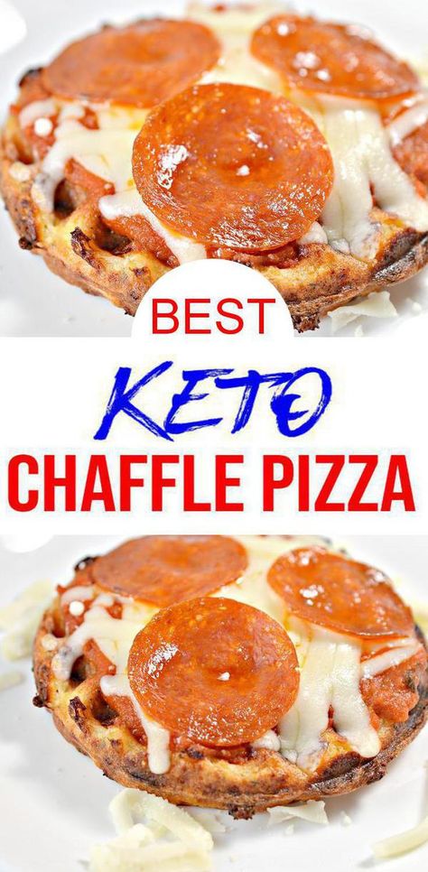 EASY ingredient Keto chaffle! These pizza chaffles are so tasty. Easy keto recipe that is healthy, sugar free, gluten free & low carb. Great as quick snacks ideas, keto lunch, keto dinner or delish keto side dishes. Easy to make recipe to eat healthier great keto beginners recipe for low carb diet & add to keto meal plan - homemade not store bought- waffle maker recipe. Check out chaffle - #pizza chaffle idea - simple & easy recipe. Great for New Years healthy food, Valentines. #lowcarb chaffle Chaffle Pizza, Pizza Chaffles, Pizza Chaffle, Food Valentines, Lunch Keto, Keto Chaffles, Keto Chaffle, Waffle Maker Recipes, Keto Side