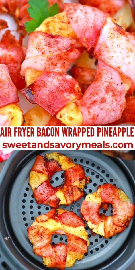 Air Fryer Bacon Wrapped Pineapple, Potato Dinner Rolls Recipe, Bacon Wrapped Pineapple, Ground Beef Dishes, Pineapple Recipes, Dinner Rolls Recipe, Superbowl Party Food, Lentil Recipes, Picky Eater Recipes