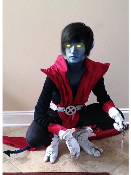 Nightcrawler Cosplay, Superhero Drawing, Nightcrawler Xmen, Kurt Wagner, Cool Halloween Costumes, Diy Costumes, Marvel Universe, X Men, Drawing Reference