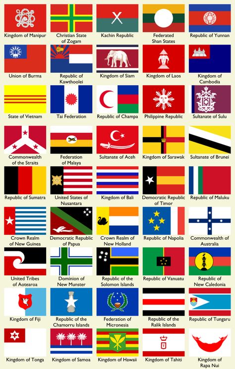 World Country Flags, Historical Flags, Unique Flags, General Knowledge Book, Flag Art, Alternate History, Flags Of The World, South Asia, Central Asia