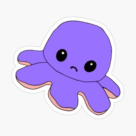 Get my art printed on awesome products. Support me at Redbubble #RBandME: https://www.redbubble.com/i/sticker/Cute-Happy-Mad-Octopus-by-dudilyra/72603224.EJUG5?asc=u Octopus Sticker, Colorful Borders Design, Preppy Stickers, Iphone Stickers, Cute Octopus, Cute Laptop Stickers, Tumblr Stickers, Cute Doodle Art, Cute Cartoon Drawings