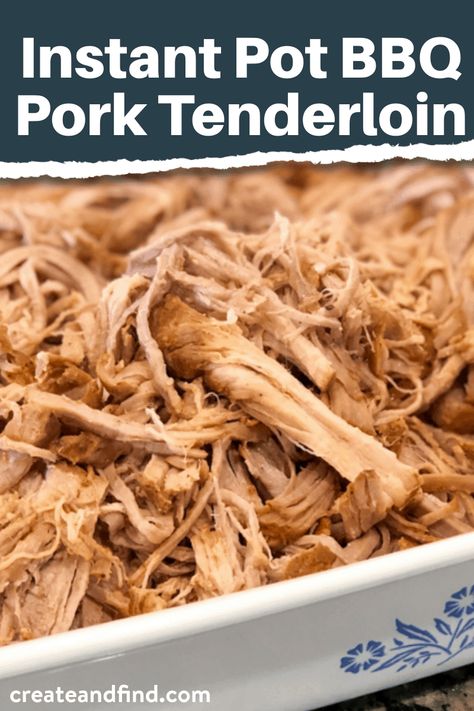 Bbq Tenderloin Crockpot, Pork Tenderloin Recipes In Instapot, Pork Tenderloin In Instant Pot Recipes, Pork Tenderloin Instant Pot Recipes, Pork Tenderloin In Instant Pot, Pork Tenderloin Instant Pot, Pressure Cooker Pork Loin, Instant Pot Pork Loin Recipe, Pulled Pork Instant Pot Recipe