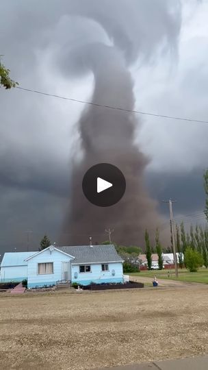 462K views · 52K reactions | Environment and Climate Change Canada is investigating reports of a tornado in central Alberta. The following video was recorded near Edberg, Alberta 🌪️  Environment Canada also issued a tornado watch for parts of east-central Alberta on Monday afternoon.  Leduc, Camrose, Wetaskiwin, Tofield, Lloydminster, Wainwright, Vermilion and Provost were under the watch. “Conditions are favourable for the development of funnel clouds and possibly brief, weak tornadoes,” the weather agency said. “Strong winds, large hail and heavy rain are also possible.”  (🎥: Amanda McCrea Wolfe) | YEGWAVE | yegwave · Original audio Tornado Videos, Tornado Gif, Tornado Watch, Monday Afternoon, Heavy Rain, Tornado, Nature