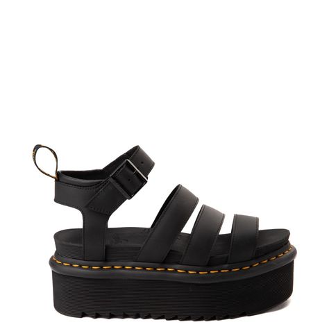 Womens Dr. Martens Blaire Platform Sandal - Black | JourneysCanada Dr Martens Platform Sandals, Doc Sandals Outfit, Doc Sandals, Dr Martens Blaire, Dr Martens Platform, Sandals Outfit, Sandals Brands, Shoe Obsession, Dr. Martens