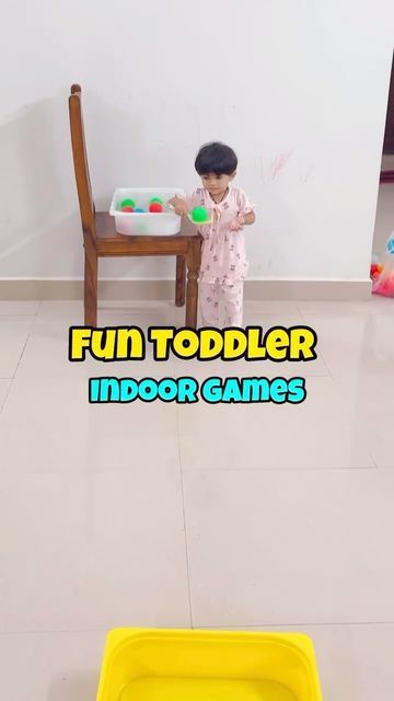 Revathi ~ Samanvi-Maithili [ kids Activities] on Instagram: "#save this toddler indoor games to try later with your lil one 🧒🏻

✅ Recommend for 1.5+ years

Hit a heart ❤️ if you love watching Maithili playing this fun games.

Please COMMENT to the video your words means a lot to us 😍

Follow us for more fun learning ideas @mommys_cleversprouts 

LIKE | COMMENT | SHARE 

#indoorgames #indoorgamesforkids #kidsactivities #playandlearn #earlychildhoodeducation #kidsbraindevelopment #toddlerlearning #homelearning #preschoolactivities #activechild #motorskillsdevelopment #easylearning #kidsentertainment #funandentertaining #momblogger ##parentinghacks #parentingsupport #maithili #mommyscleversprouts" Toddler Games Indoor, Preschool Weather Chart, Indoor Games For Toddlers, Physical Activities For Toddlers, Christmas Party Games For Kids, Preschool Weather, Indoor Activities For Toddlers, Physical Activities For Kids, Preschool Activities Toddler