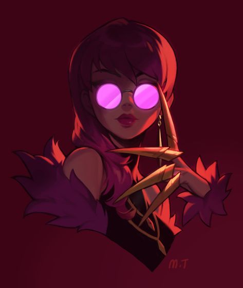 K/DA fan art2, M T on ArtStation at https://www.artstation.com/artwork/EVLgn2 League Of Legends Kda, Evelynn League Of Legends, Akali League Of Legends, League Of Legends Characters, Fan Art Drawing, Lol League Of Legends, Purple Hair, League Of Legends, Game Art