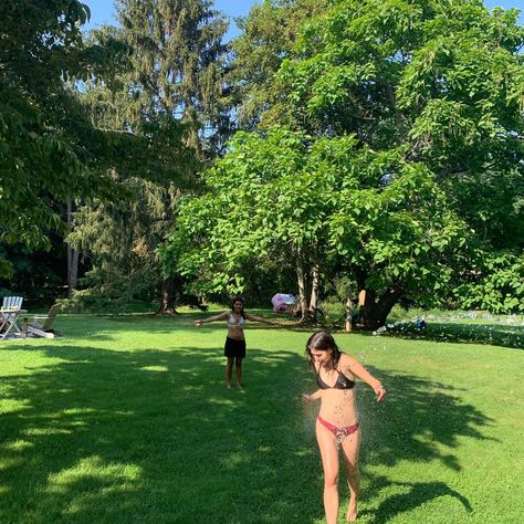 summer friends running through the sprinkler Running Through Sprinklers Aesthetic, Sprinklers Aesthetic, Sprinkler Aesthetic, Sprinklers, Summer Friends, I Miss U, Summer Bucket Lists, Summer Bucket, Board Ideas