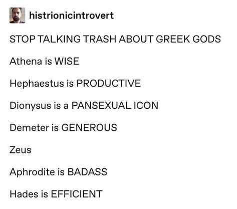 Quotes Greek, Greek Memes, Tumblr Stories, Zio Rick, Greek Mythology Humor, Greek Myth, Greek Gods And Goddesses, Greek And Roman Mythology, Percy Jackson Memes