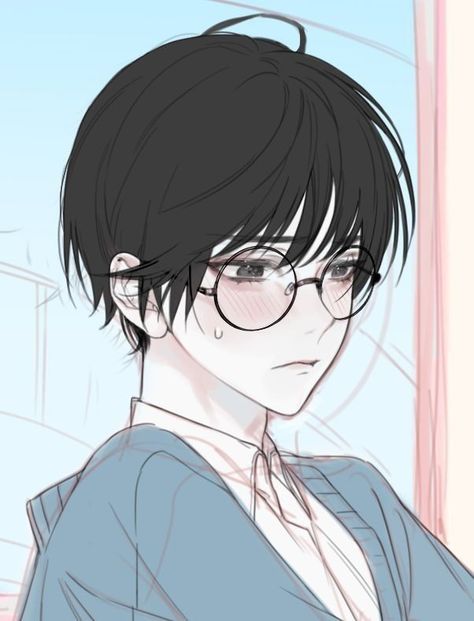 Anime Boy Sketch, Boy Drawing, Anime Nerd, Digital Art Anime, 영감을 주는 캐릭터, Anime Drawings Boy, Anime Poses Reference, Animes Yandere