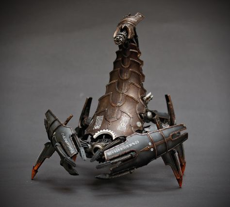 https://flic.kr/p/rp3vHP | Mechanicum Scorpion 01 Chaos Game, Mechanical Animals, Black Ants, Adeptus Mechanicus, Robot Animal, Warhammer 40k Art, Arte Robot, Spaceship Design, Warhammer 40k Miniatures