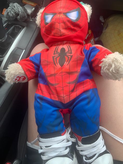 Build A Bear Spiderman, All Spiderman, Spiderman Gifts, Spiderman 3, Beast Boy, Silly Cats Pictures, Fun Easy Crafts, Build A Bear, Lightning Mcqueen