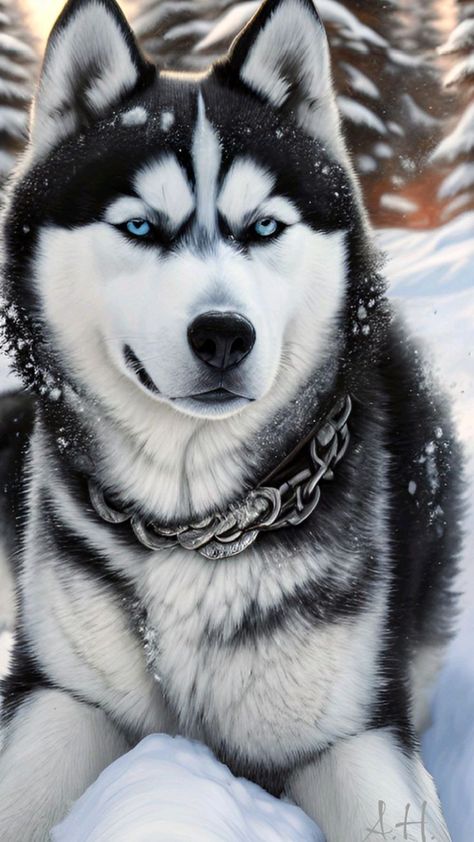 Caine Husky, Cute Dogs Images, Wild Animals Pictures, Cute Dog Photos, Cute Animals Puppies, Very Cute Dogs, Pretty Dogs, Dog Tattoo, Large Dog Breeds