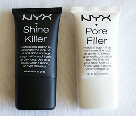 NYX Shine Killer Pore Filler Set SK01POF01 -- Continue to the product at the image link. Nyx Pore Filler, Pore Filler, Buzz Feed, Foundation Primer, Too Faced Foundation, Airbrush Makeup, Waterproof Makeup, Makeup For Beginners, Nyx Professional Makeup