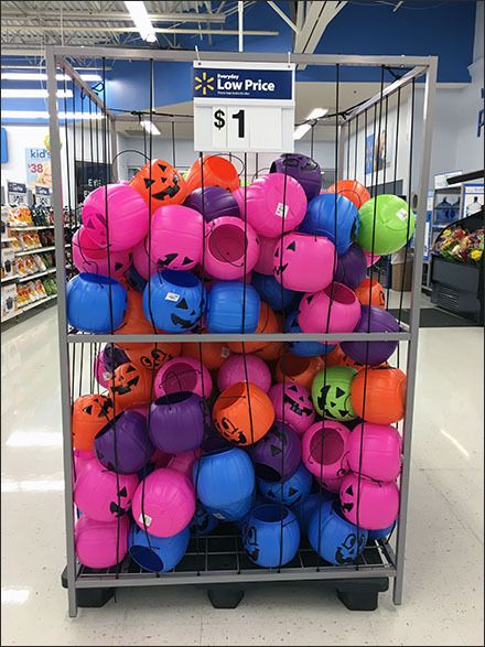 Prepared for a Halloween crush of business Walmart rolls out the penultimate in trick-or-treat Pumpkin Pail displays. Access is through the Bungee Corded sides which stretch to allow product to pas… Pumpkin Pail, Store Design Boutique, Bungee Cord, Trick Or Treater, Store Design, Trick Or Treat, Ariana Grande, Rolls, Boutique