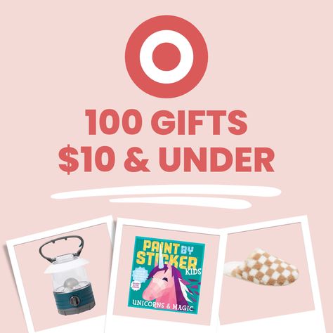 100 Target Gift ideas under $10 Target Birthday Gifts, Target Gift Ideas, Gifts From Target, 10 Dollar Gifts, Simple Gifts For Friends, Easy Birthday Gifts, Small Birthday Gifts, Gift Ideas For Everyone, Birthday Basket