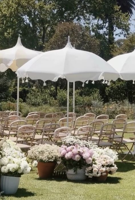 Garden Ceremony, Dream Wedding Decorations, Umbrella Wedding, Centennial Park, Image Film, December Wedding, Greece Wedding, Garden Party Wedding, Wedding Mood Board