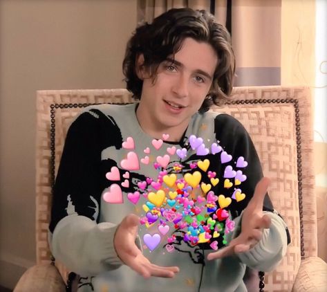 Faith S. on Instagram: “He is a lovely and perfect person. 🥰😇 #timotheechalamet” I Think Im In Love, Timmy Time, Heart Meme, Perfect Person, Timmy T, Meme Stickers, Oh My God, Wholesome Memes, Timothee Chalamet