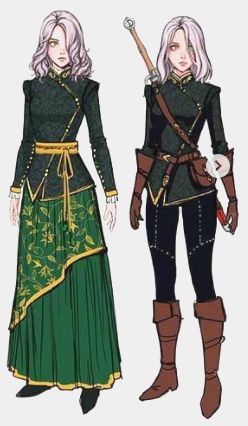 Layered Fantasy Outfit, Midevil Outfit Drawing, Medieval Outfits Female, Healer Outfit Design, High Fantasy Outfits, Fantasy Traveler Outfit Drawing, Warrior Female Outfit, Fantasy Training Outfit, Medieval Outfit Women Warriors