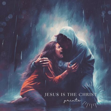 In My Darkest Moments by Kevin Carden – Realistic Art of Hope & Healing – Jesus is the Christ Prints Kevin Carden Art, Suffering Artwork, Moving Artwork, Kevin Carden, Jesus Healing, Christian Quotes God, Christian Pictures, Jesus Is Life, Jesus Art