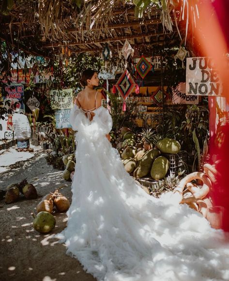 Palawan Wedding, Spanish Inspired Wedding, Magical Fruit, Wedding Dresses Whimsical, Burgundy France, Fruit Market, Tulum Wedding, Cabo Wedding, Classy Wedding Dress