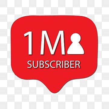 subscriber,1m,milion,vetor,new,trasparent background,youtube,illustration 1m Subscribers Youtube, 1 Million Subscribers Youtube, Youtube Illustration, 1m Subscribers, Background Youtube, Youtube Subscribers, Hd Images, Free Png, Png Clipart