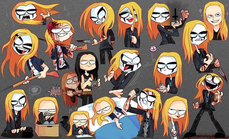 Dollface Twisted Metal, Mayhem Fanart, Goth Comic, Mayhem Black Metal, Mayhem Band, Talk About Me, Scott Pilgrim Comic, Grumpy Cat Humor, Cute Cartoon Characters