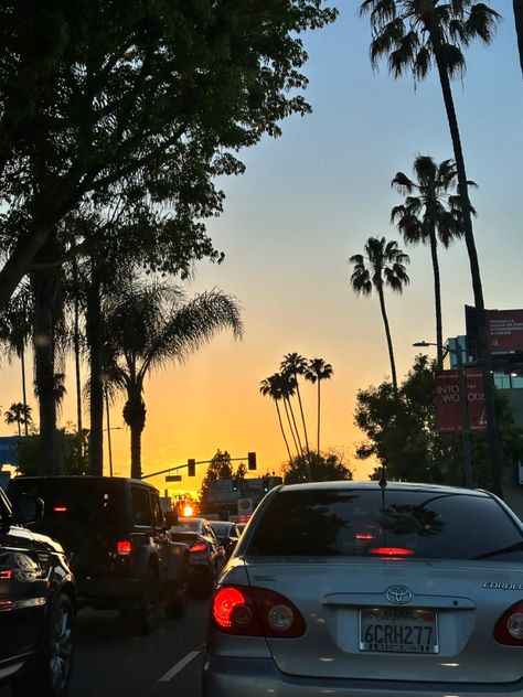 LA, sunset, Studio City, los angeles, traffic, hollywood, universal city Night Life Los Angeles, Los Angeles Aesthetic Sunset, Los Angeles Sunset Wallpaper, Los Angeles At Night, Sunset Boulevard Los Angeles, Los Angeles Beach Sunset, Studio City, Santa Barbara, Palm Springs