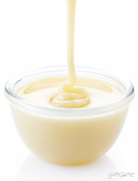 My vegan condensed milk is thick, gooey, and very sweet; it adds a deliciously decadent layer to all kinds of sweet dishes. | yumsome.com Vegan Condensed Milk, Vegan Substitutes, Plant Based Desserts, Condensed Milk Recipes, Vegan Milk, Vegan Sauces, Vegan Sausage, Vegan Treats, Milk Recipes