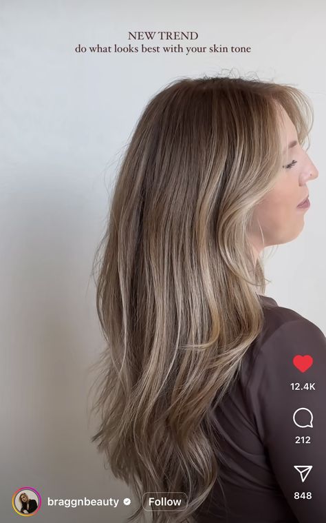 Grown Out Lived In Blonde, Soft Brown With Blonde Highlights, Buttery Brown Hair, Natural Ashy Brown Hair, Warm Ashy Blonde Hair, Fall 2024 Balayage, Sandy Bronde Haircolor, Warm Tone Blonde Balayage, Teddy Bear Bronde Formula