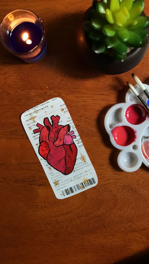 Human heart painting in shades of red Human Heart Canvas Painting, Human Heart Painting On Canvas, Human Heart Drawing Easy, Receipt Painting, Human Heart Painting, Receipt Art, Human Heart Art, Human Anatomy Chart, Human Heart Drawing